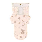 Ensemble Cadeau 5 morceaux - Ours Rose-Piccolo Bambino-ABN-PBFM1J01E3PK-CLÉMENT