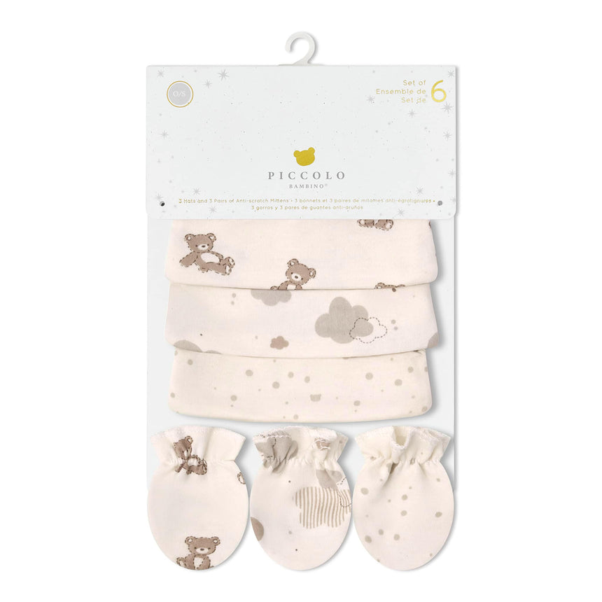 Ensemble 6 Morceaux Chapeaux & Mitaines - Rose-Piccolo Bambino-ABN-PBHM1J99E3PK-CLÉMENT