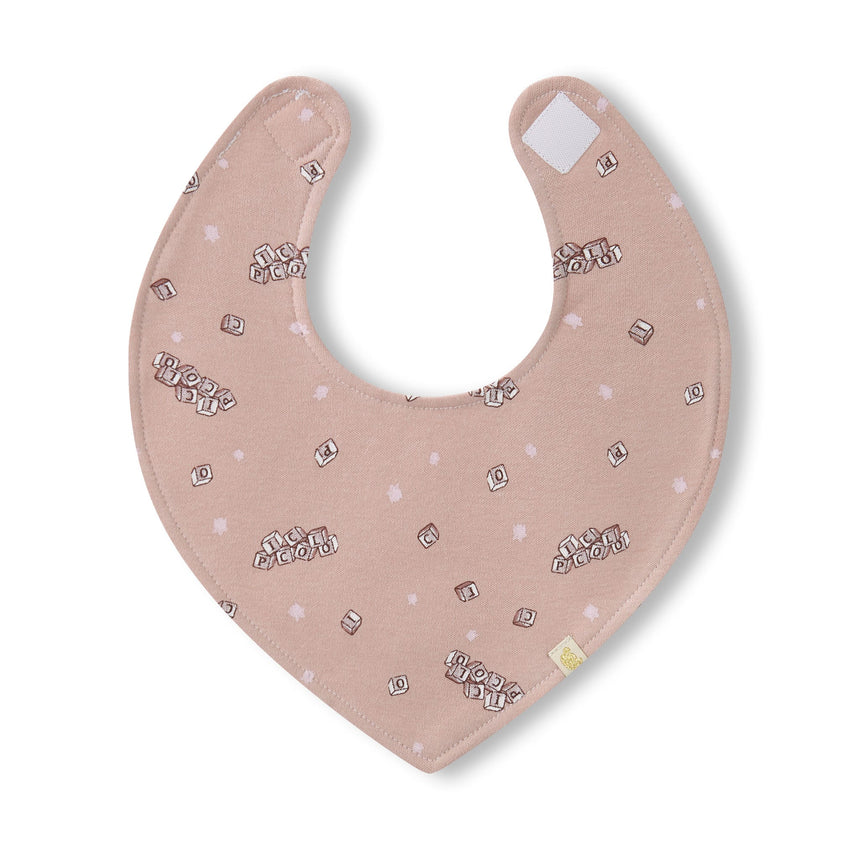 Bavoirs(3)+ Jouet de dentition - Ours Rosé-Piccolo Bambino-ABN-PBMS6J99G3PK-CLÉMENT