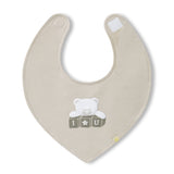 Bavoirs (3)+ Peluche Doudou - Ours Beige-Piccolo Bambino-ABN-PBMS7J99G3BG-CLÉMENT