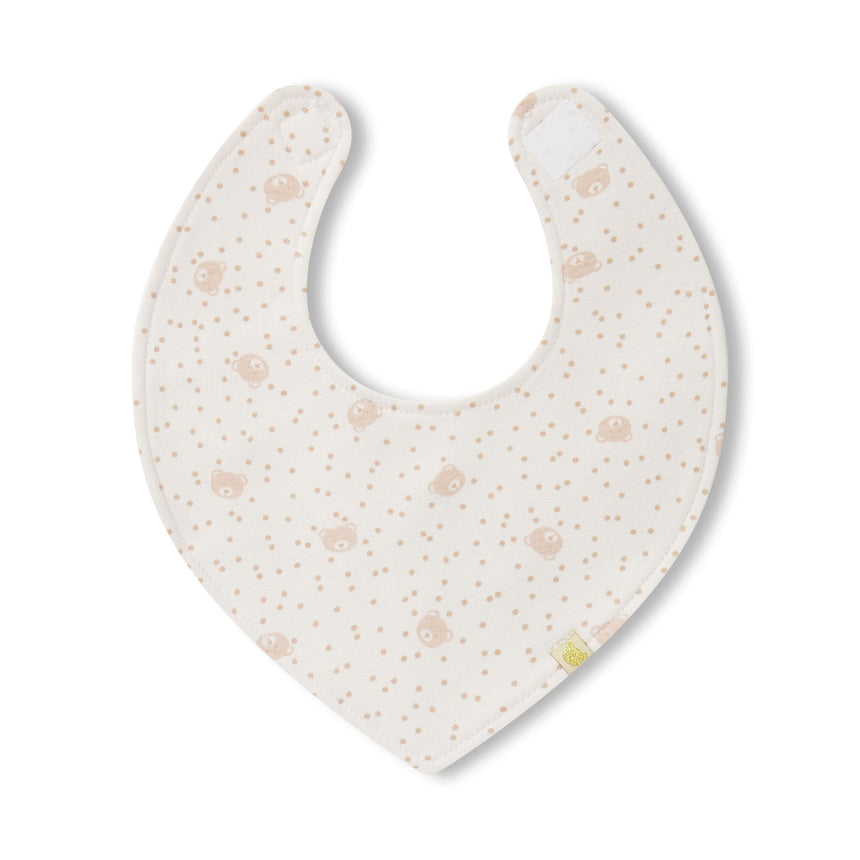 Bavoirs(3) + Peluche Doudou - Ours Rosé-Piccolo Bambino-ABN-PBMS7J99G3PK-CLÉMENT