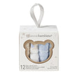 Débarbouillettes (12) en Boite - Bleu-Piccolo Bambino-ABN-PBW012-4BBL-CLÉMENT