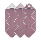 Serviettes et Débarbouillettes - Rose-Piccolo Bambino-ABN-PBX05B01E3PK-CLÉMENT