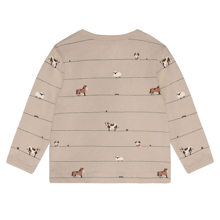 T-shirt Imprimé Animal Ferme 6-24mois-Minymo-AC1-114414-1206-CLÉMENT