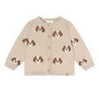 Cardigan Tricot Chien 6-24mois-Minymo-Beige-6 m-AC1-114423-2055-CLÉMENT