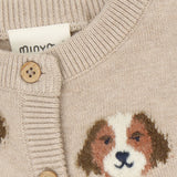 Cardigan Tricot Chien 6-24mois-Minymo-AC1-114423-2055-CLÉMENT