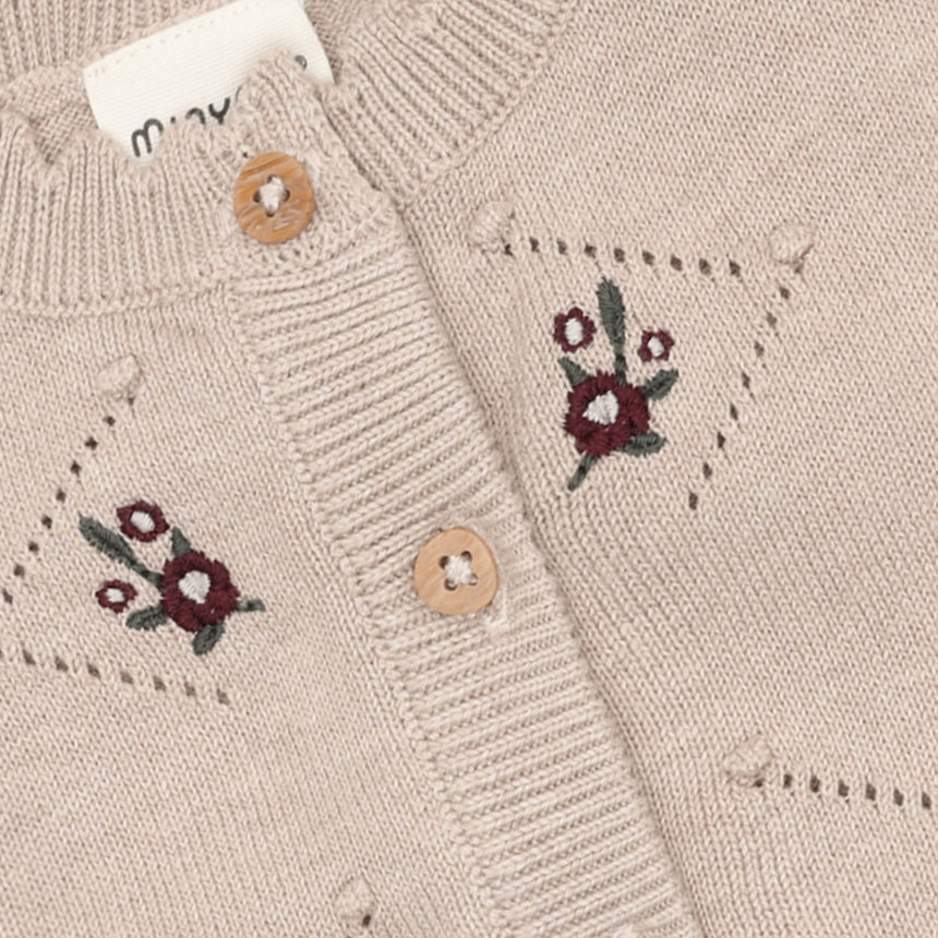 Cardigan Tricot Broderie 6-24mois-Minymo-AC1-114470-2055-CLÉMENT