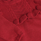 Robe Tricot Rouge 6-24mois-Minymo-AC1-114556-4988-CLÉMENT