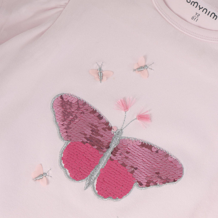 T-shirt Papillon Brillant 3-8ans-Minymo-AC1-124335-5140-CLÉMENT