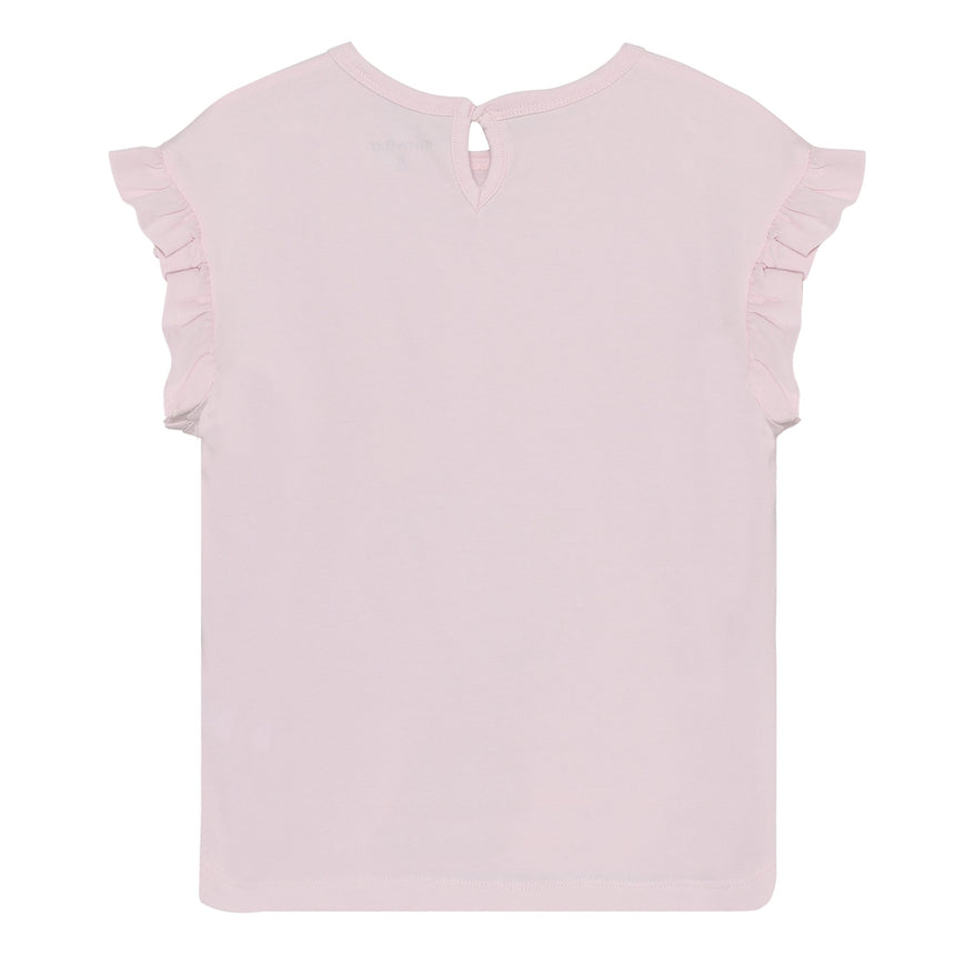 T-shirt Volant Fleurs 3-8ans-Minymo-AC1-124368-5140-CLÉMENT