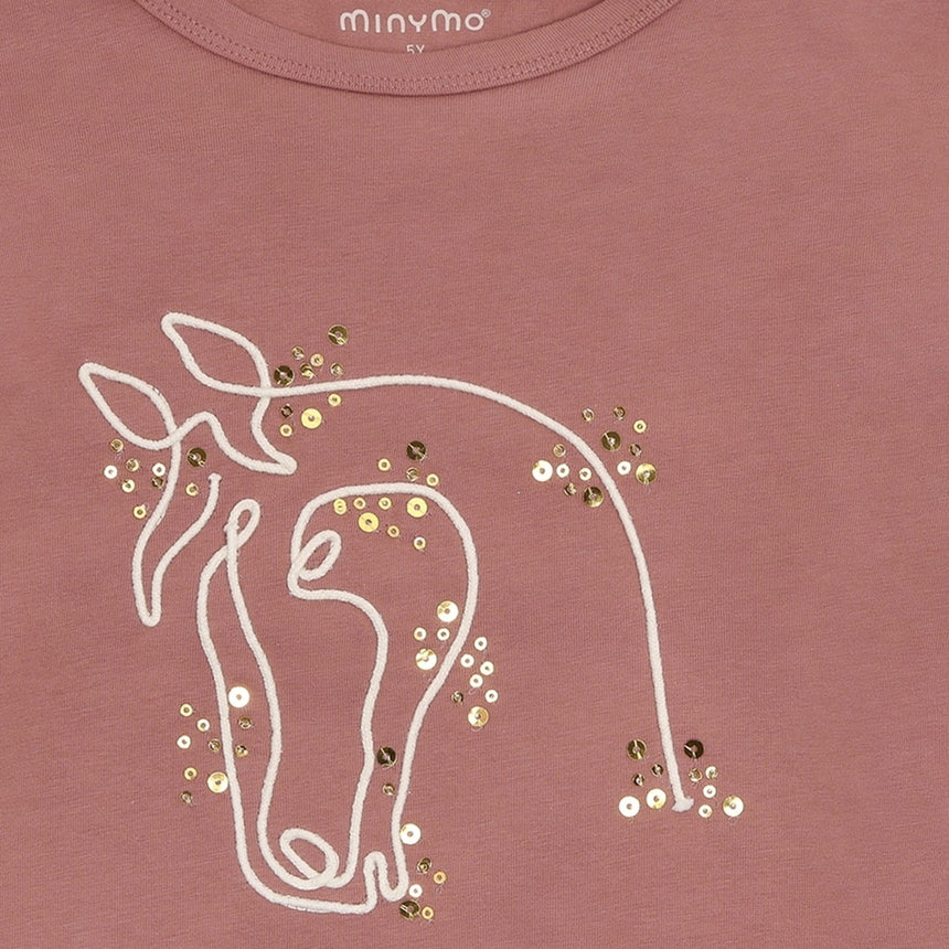 T-shirt Cheval Brillant 3-12-Minymo-AC1-124400-4330-CLÉMENT