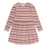 Robe Côtelée Rayée 3-12-Minymo-Rose-3-AC1-124403-5000-CLÉMENT