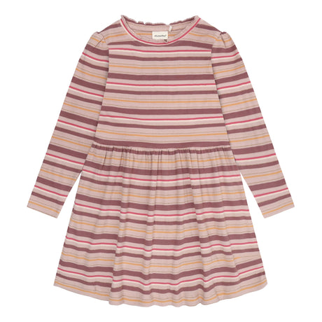 Robe Côtelée Rayée 3-12-Minymo-Rose-3-AC1-124403-5000-CLÉMENT