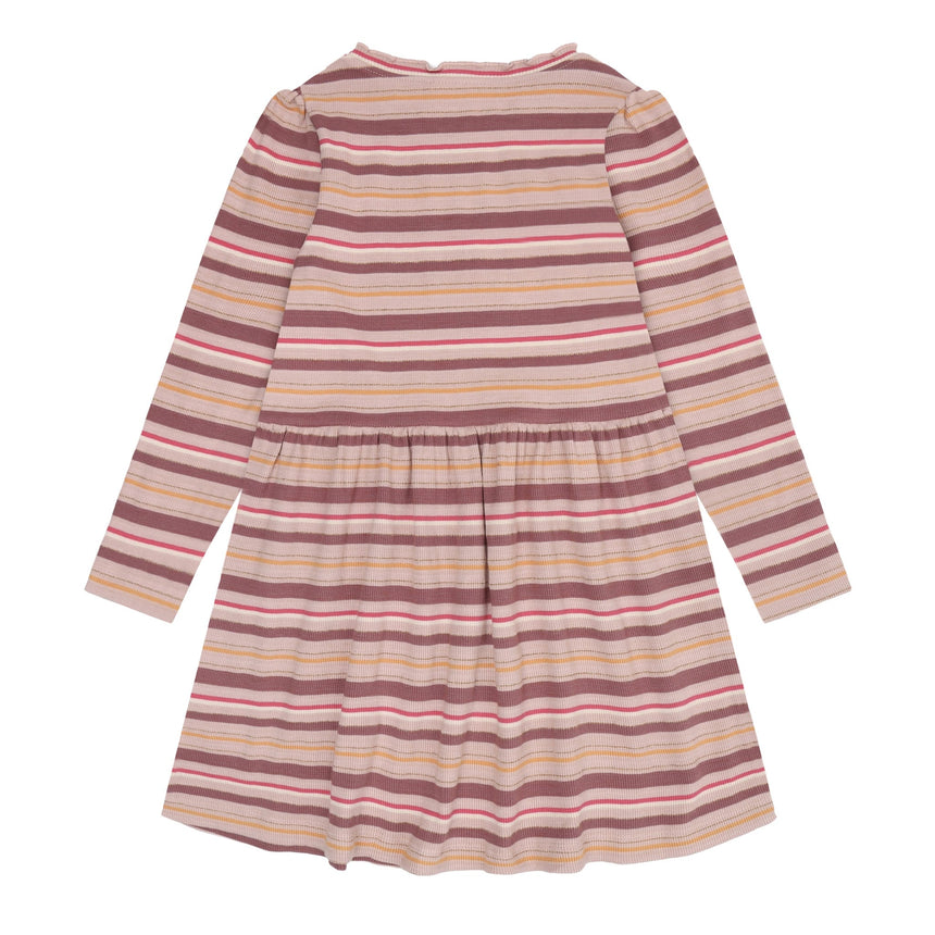 Robe Côtelée Rayée 3-12-Minymo-AC1-124403-5000-CLÉMENT
