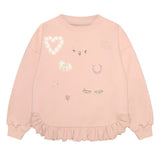 Gilet Ouaté Broderie 3-12-Minymo-Rose-3-AC1-124429-5000-CLÉMENT