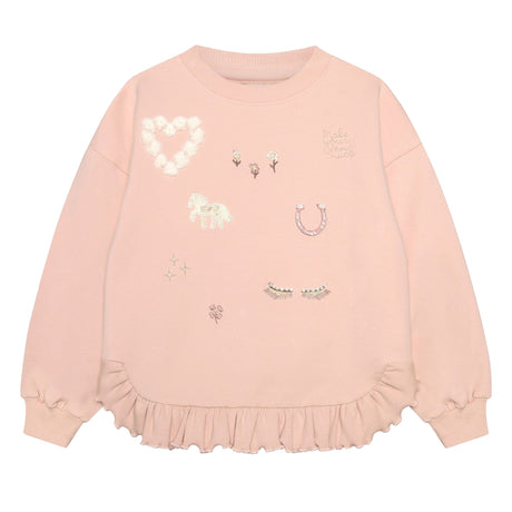 Gilet Ouaté Broderie 3-12-Minymo-Rose-3-AC1-124429-5000-CLÉMENT