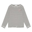 T-shirt Côtelé Rayé 3-12-Minymo-Noir-3-AC1-124442-1061-CLÉMENT