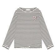 T-shirt Côtelé Rayé 3-12ans-Minymo-Noir-3-AC1-124442-1061-CLÉMENT