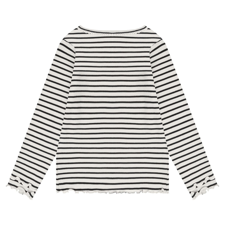 T-shirt Côtelé Rayé 3-12-Minymo-AC1-124442-1061-CLÉMENT