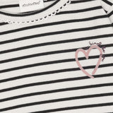 T-shirt Côtelé Rayé 3-12-Minymo-AC1-124442-1061-CLÉMENT