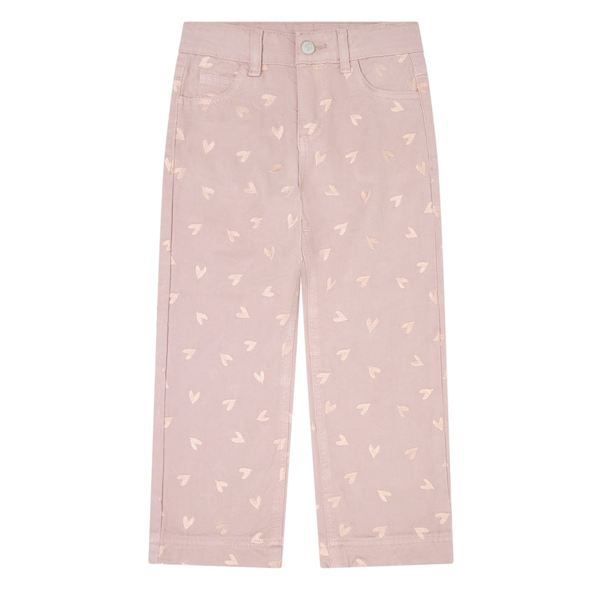 Pantalon Broderie Coeur 3-12-Minymo-Rose-3-AC1-124448-6510-CLÉMENT