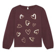 T-shirt Coeur Brillant 3-12-Minymo-Prune-3-AC1-124457-6599-CLÉMENT