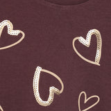 T-shirt Coeur Brillant 3-12-Minymo-AC1-124457-6599-CLÉMENT