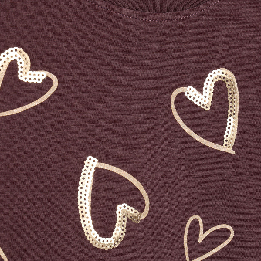 T-shirt Coeur Brillant 3-12-Minymo-AC1-124457-6599-CLÉMENT