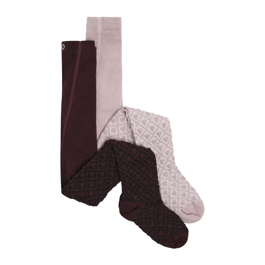 Collant Coeur (2) Pointures 4-11-Minymo-Prune-4-5-AC1-124466-6599-CLÉMENT
