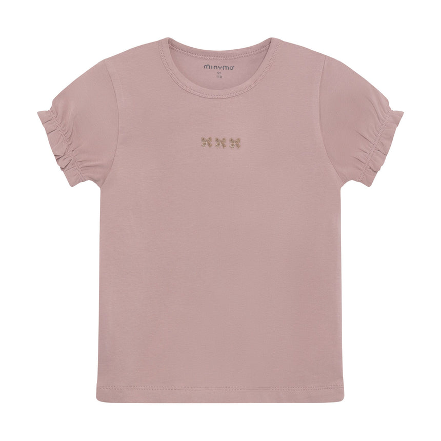 T-shirt Coeur 3-12-Minymo-Rose-3-AC1-124470-6510-CLÉMENT