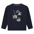T-shirt Construction 3-8ans-Minymo-Marine-3-AC1-134401-7997-CLÉMENT