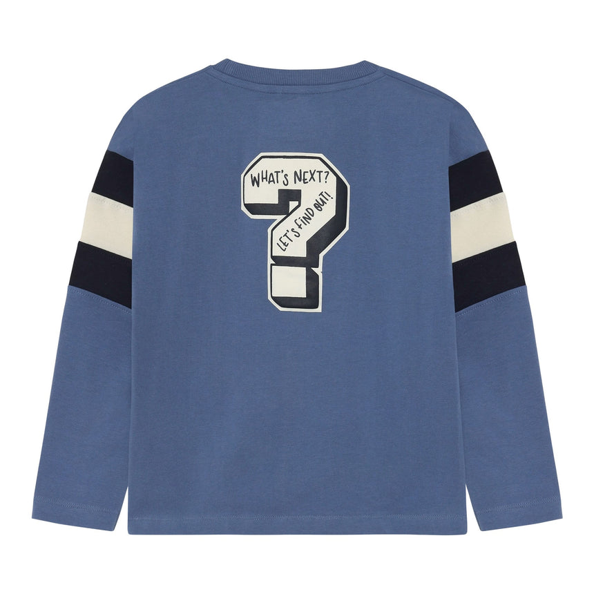 T-shirt Décontracté Bleu 3-8ans-Minymo-AC1-134404-7900-CLÉMENT