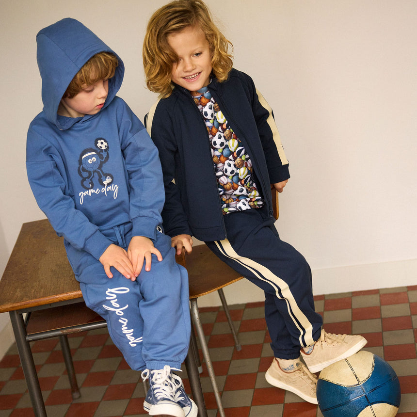 T-shirt Imprimé Ballon Sport 3-8ans-Minymo-AC1-134457-7900-CLÉMENT