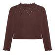 T-shirt Côtelé Brillant 4-14ans-Minymo-Prune-4-AC1-144400-6599-CLÉMENT