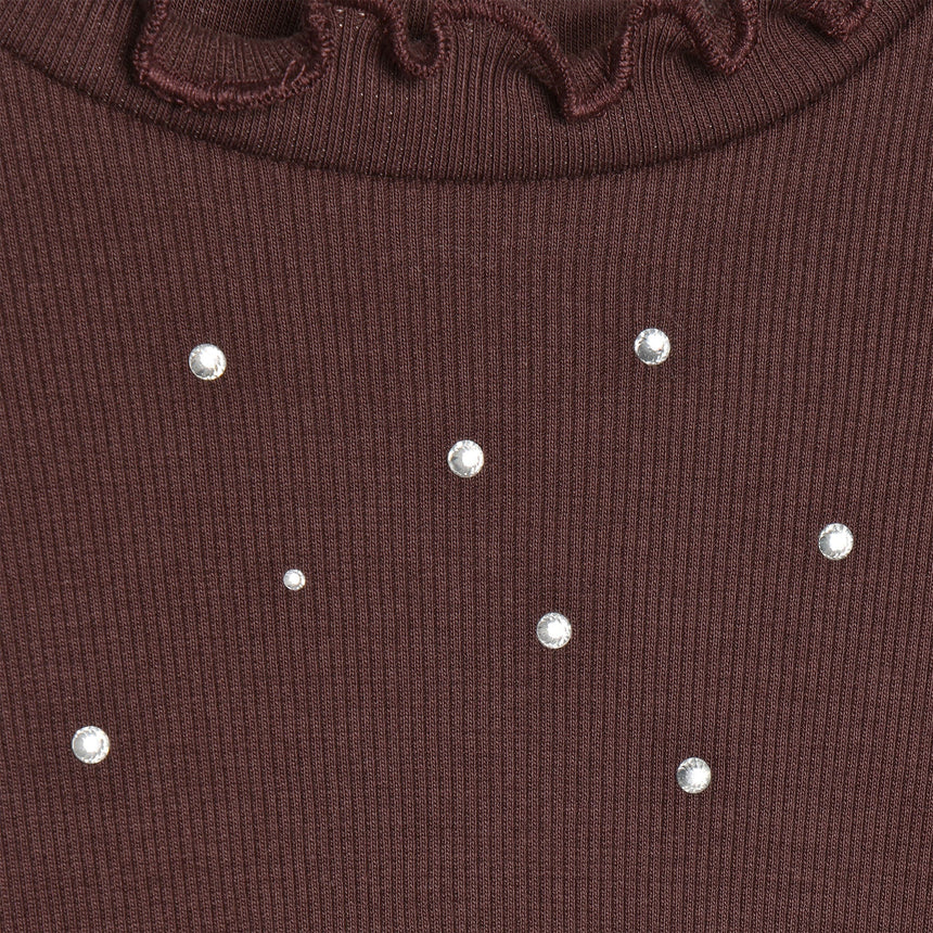 T-shirt Côtelé Brillant 4-14ans-Minymo-AC1-144400-6599-CLÉMENT