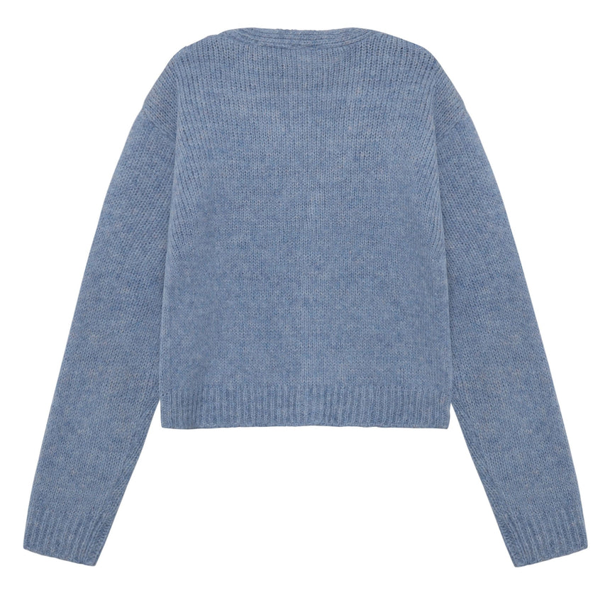 Cardigan Tricot Fleur 4-14ans-Minymo-AC1-144413-7900-CLÉMENT