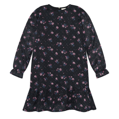 Robe Imprimée Fleur 4-14ans-Minymo-Noir-4-AC1-144415-1061-CLÉMENT