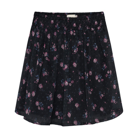 Jupe Imprimée Fleurs 4-14ans-Minymo-Noir-4-AC1-144422-1061-CLÉMENT