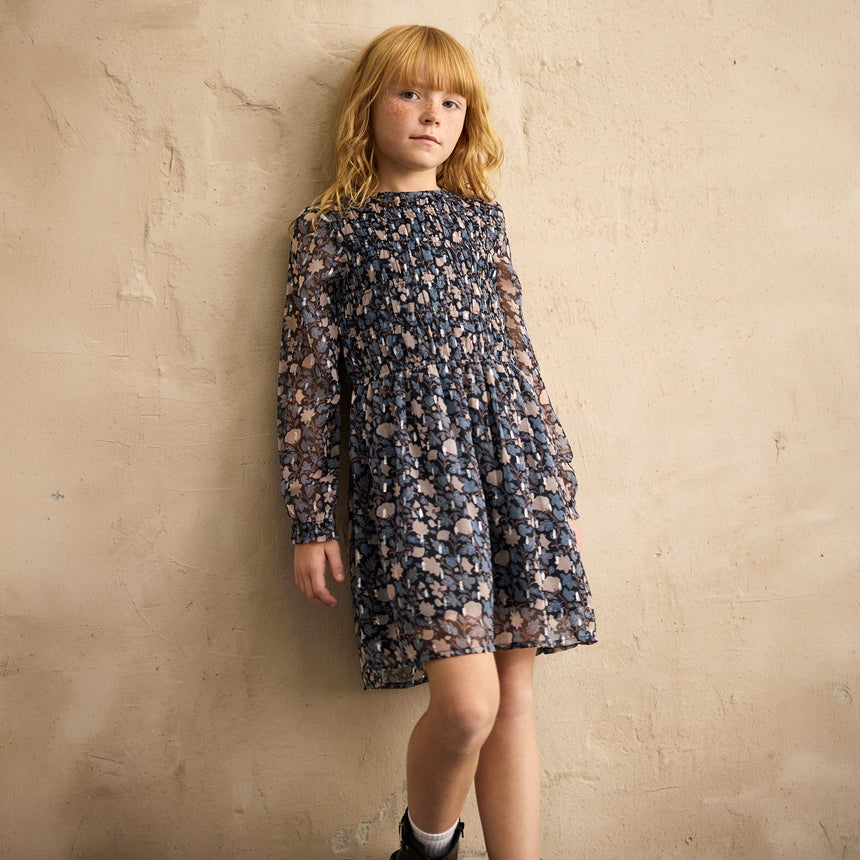 Robe Imprimée Fleurs 4-14ans-Minymo-AC1-144437-7997-CLÉMENT