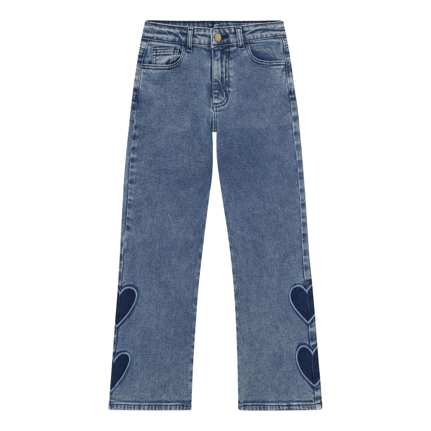 Jeans Évasé Coeur 4-14ans-Minymo-Denim-4-AC1-144443-7151-CLÉMENT