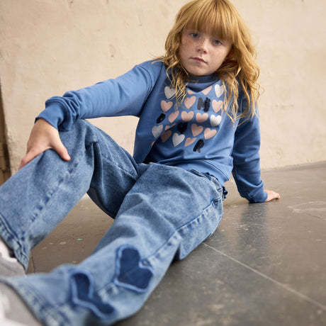 Jeans Évasé Coeur 4-14ans-Minymo-AC1-144443-7151-CLÉMENT