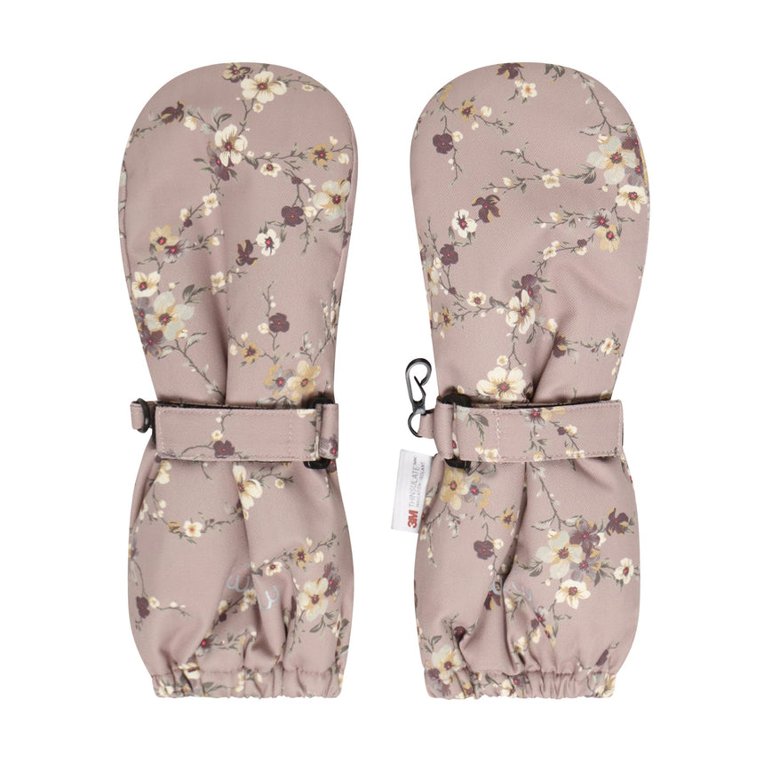 Mitaine Imprimé Fleurs 2-8ans-Minymo-Rose-2-4-AC1-164413-6510-CLÉMENT