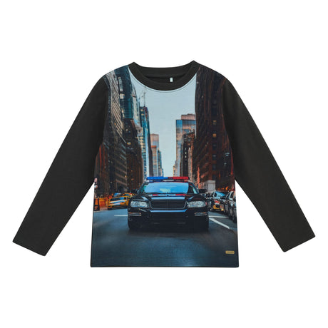 T-shirt Auto Police 3-8ans-Minymo-Charcoal-3-AC1-7017-CLÉMENT