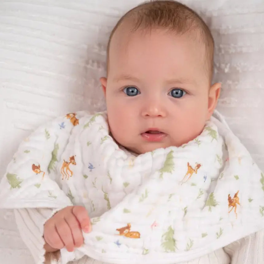 Bavoir Burpy en mousseline de coton Essentials Disney™ - Bambi / Dumbo-Aden + Anais-ADE-EBBC10027DI-CLÉMENT