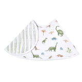 Bavoir Burpy en mousseline de coton Essentials - Dinosaures-Aden + Anais-ADE-EBBC10027-CLÉMENT