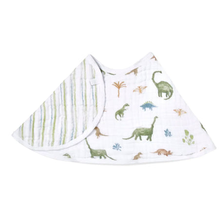 Bavoir Burpy en mousseline de coton Essentials - Dinosaures-Aden + Anais-ADE-EBBC10027-CLÉMENT