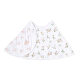 Bavoir Burpy en mousseline de coton Essentials - Motif floral campagnard-Aden + Anais-ADE-EBBC10028-CLÉMENT