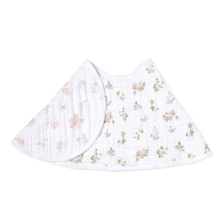 Bavoir Burpy en mousseline de coton Essentials - Motif floral campagnard-Aden + Anais-ADE-EBBC10028-CLÉMENT