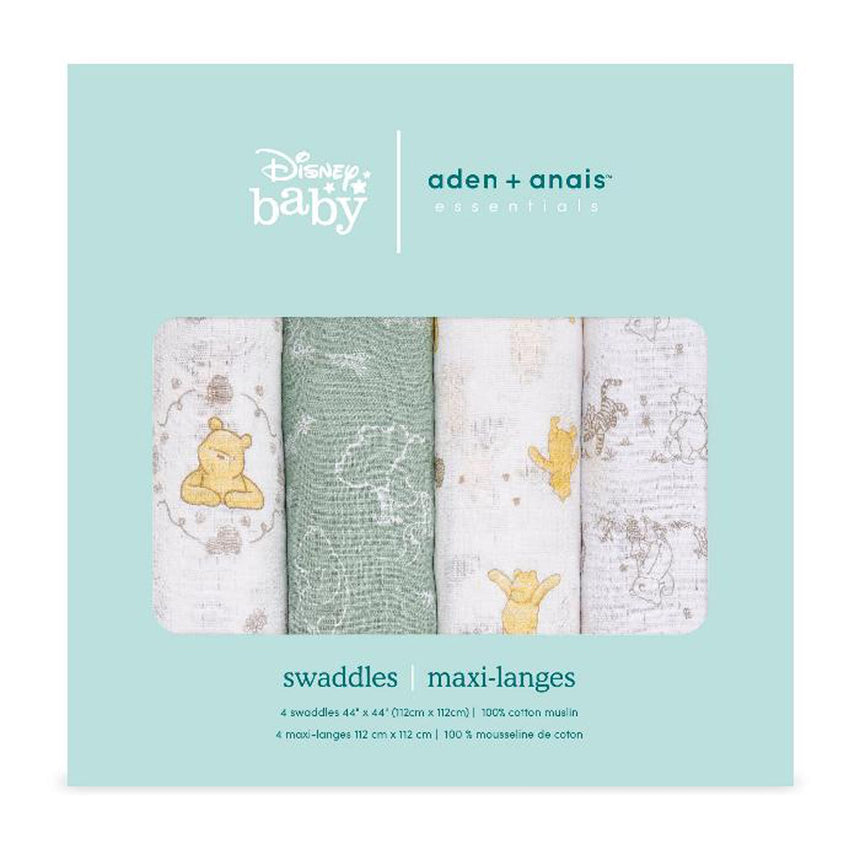 Couvertures en mousseline de coton Essentials (4)- Disney™ Winnie et ses Amis-Aden + Anais-ADE-ESWC40008DI-CLÉMENT