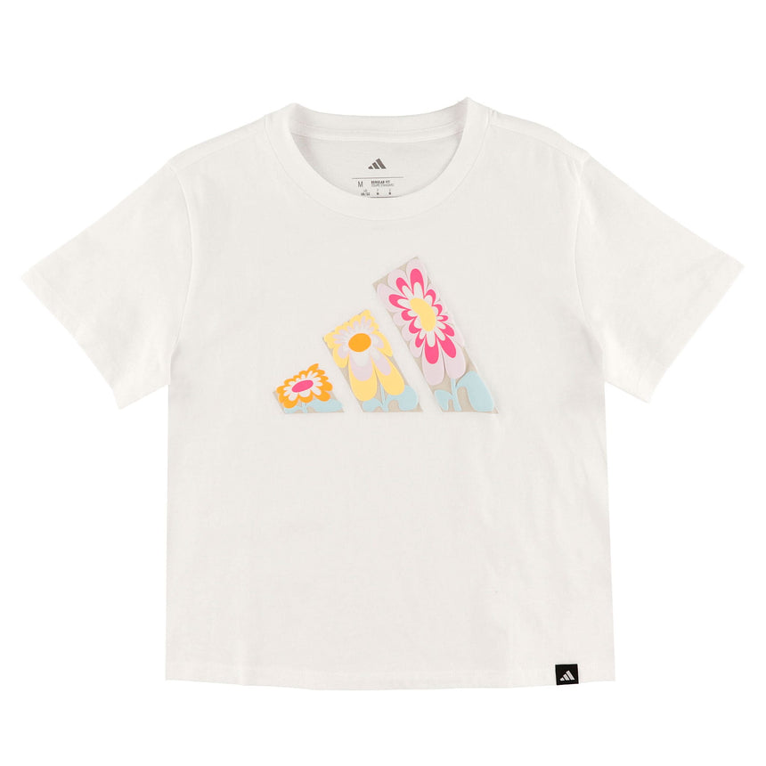T-shirt Graphic 8-16ans-Adidas-Blanc-S-ADI-KK6821-CLÉMENT